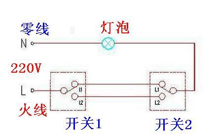 音响线控开关怎么接线图解